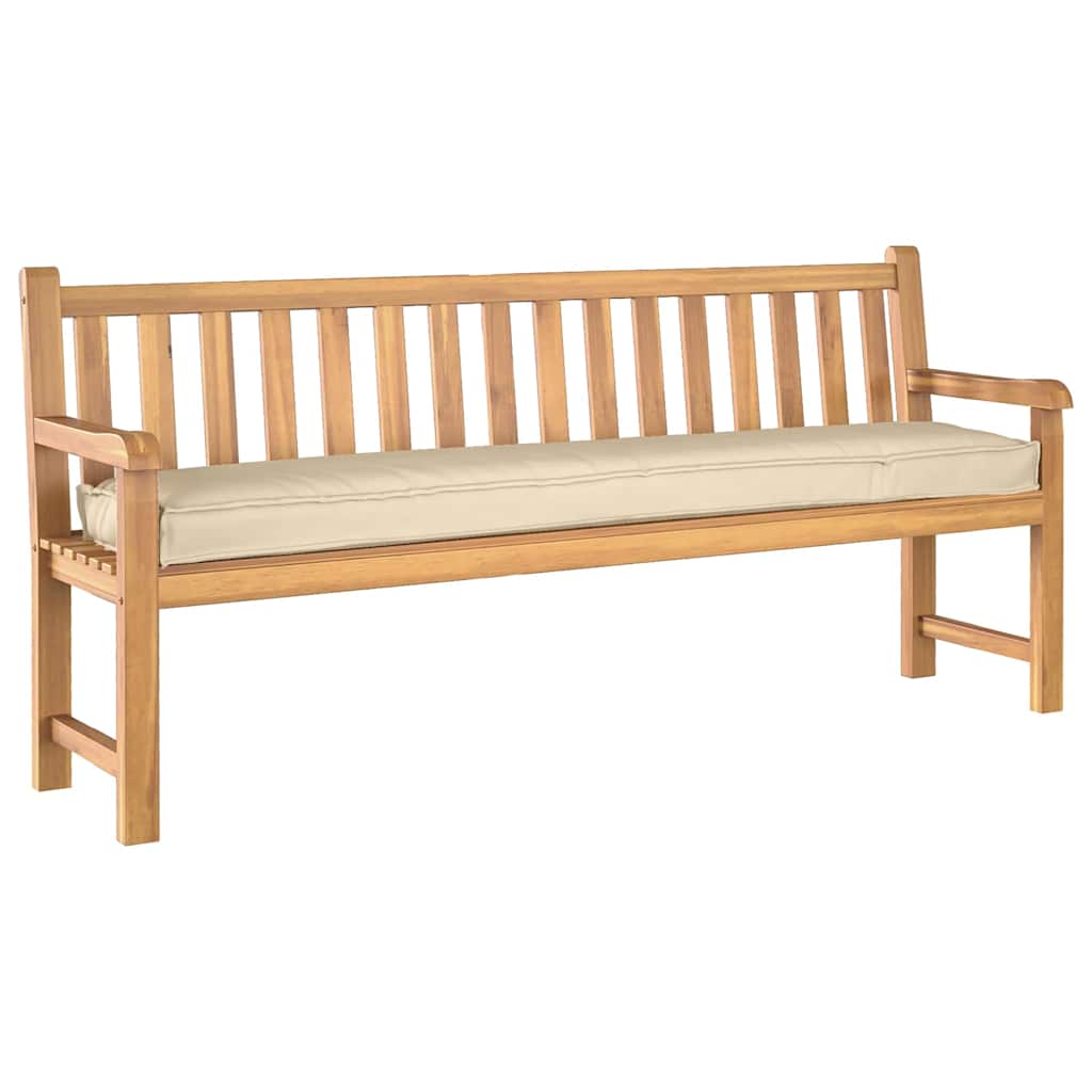 Cuscino tavolozza Vidaxl beige 200 x 40 x 8 cm tessuto oxford