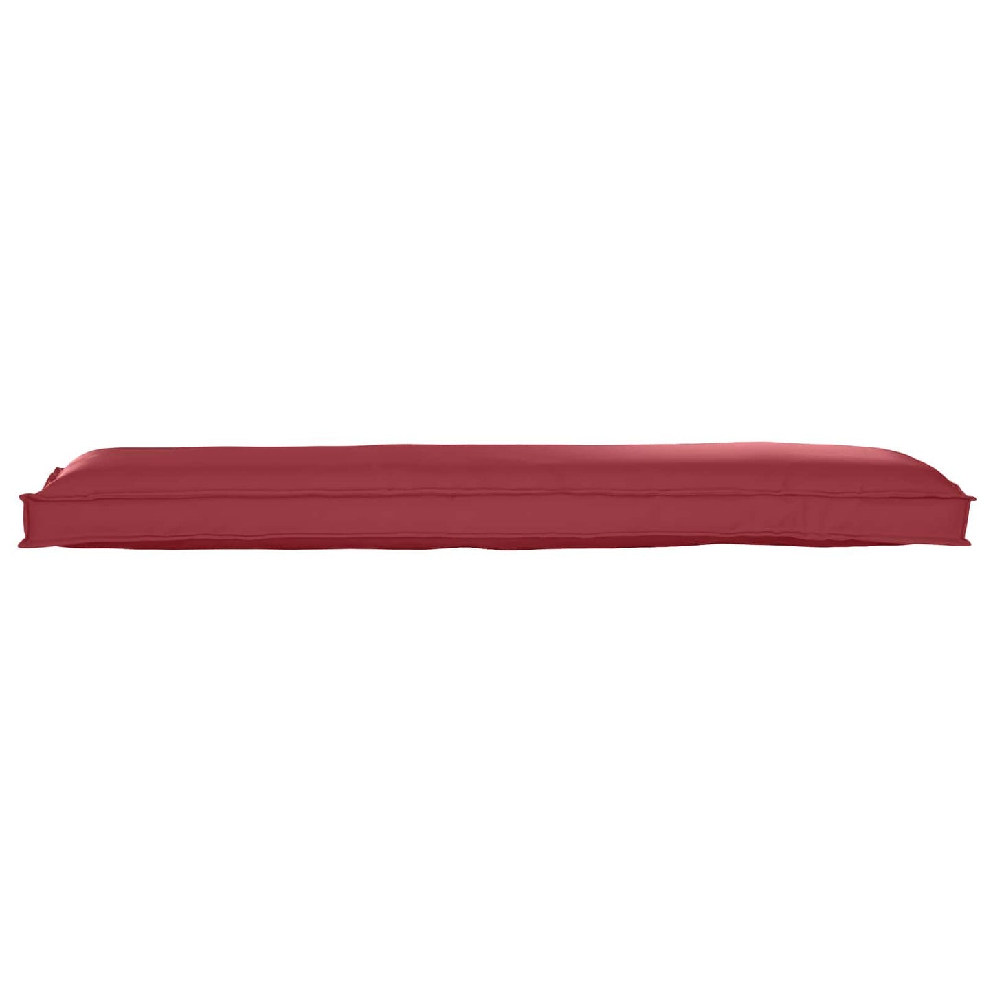 VidaXL juego de cojines para palé 2 piezas rojo vino 150 x 40 x 8 cm tela oxford