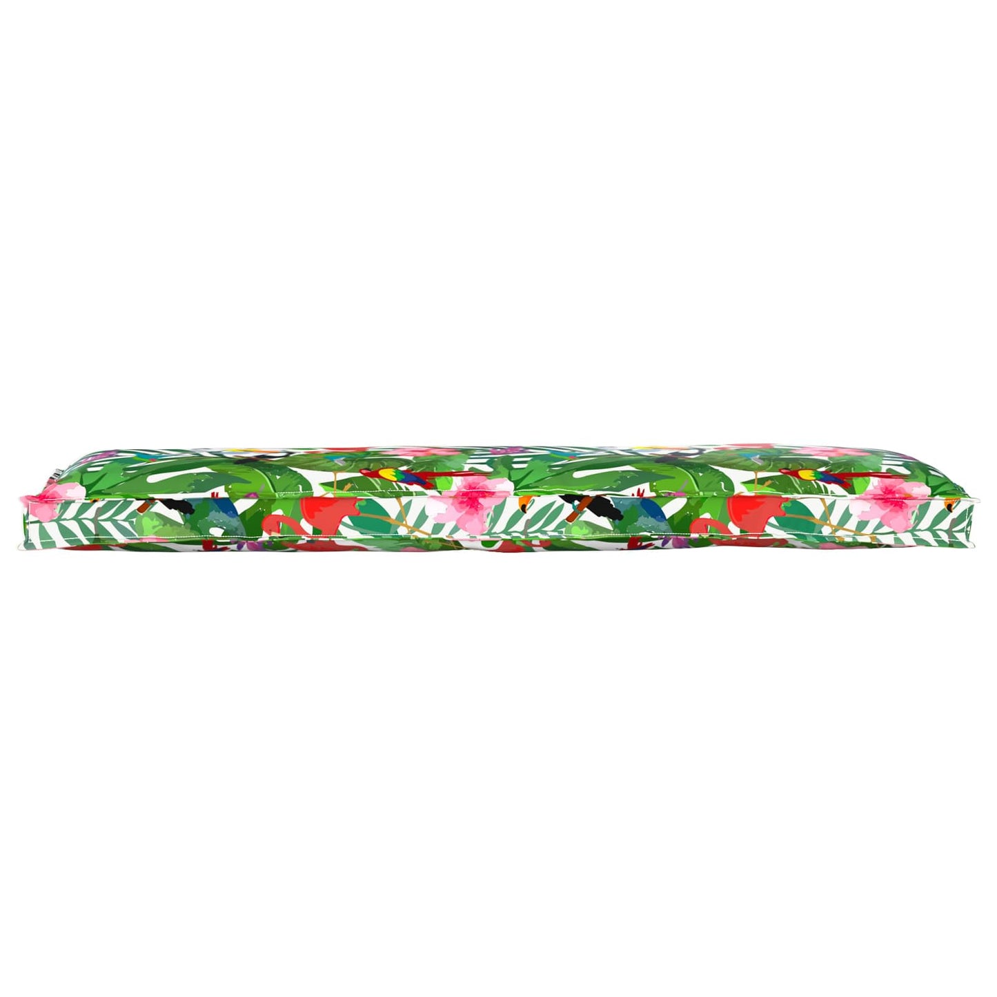 VidaXL set cuscini per pallet 2 pezzi giungla tropicale 150 x 40 x 8 cm