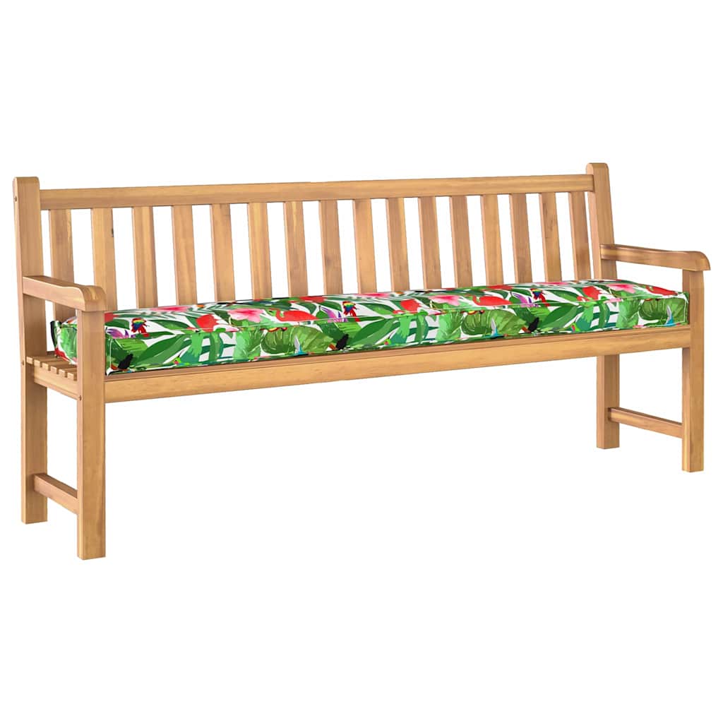 VidaXL set cuscini per pallet 2 pezzi giungla tropicale 200 x 40 x 8 cm
