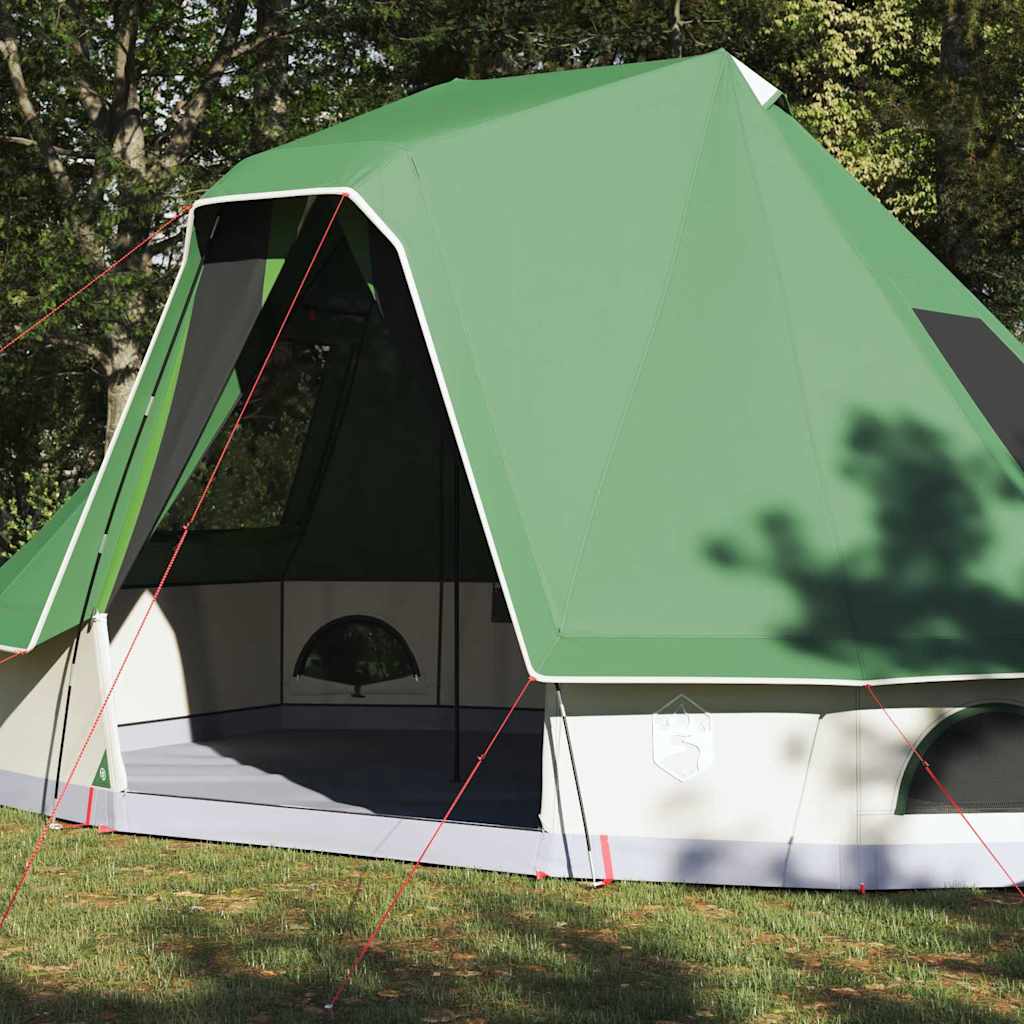 Tienda tipi familiar Vidaxx tipi con techo verde 466 x 310 x 240 cm