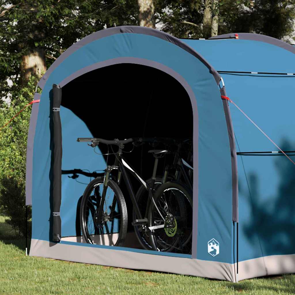 Tenda Vidaxx con tetto con ripostiglio blu 268 x 240 x 191 cm poliestere