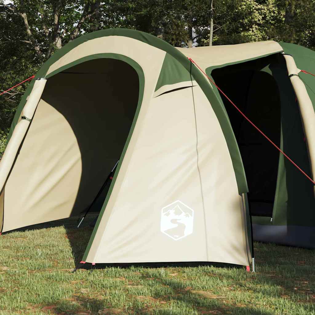Tenda Vidaxx Dome con tetto con ripostiglio verde 384 x 254 x 170 cm