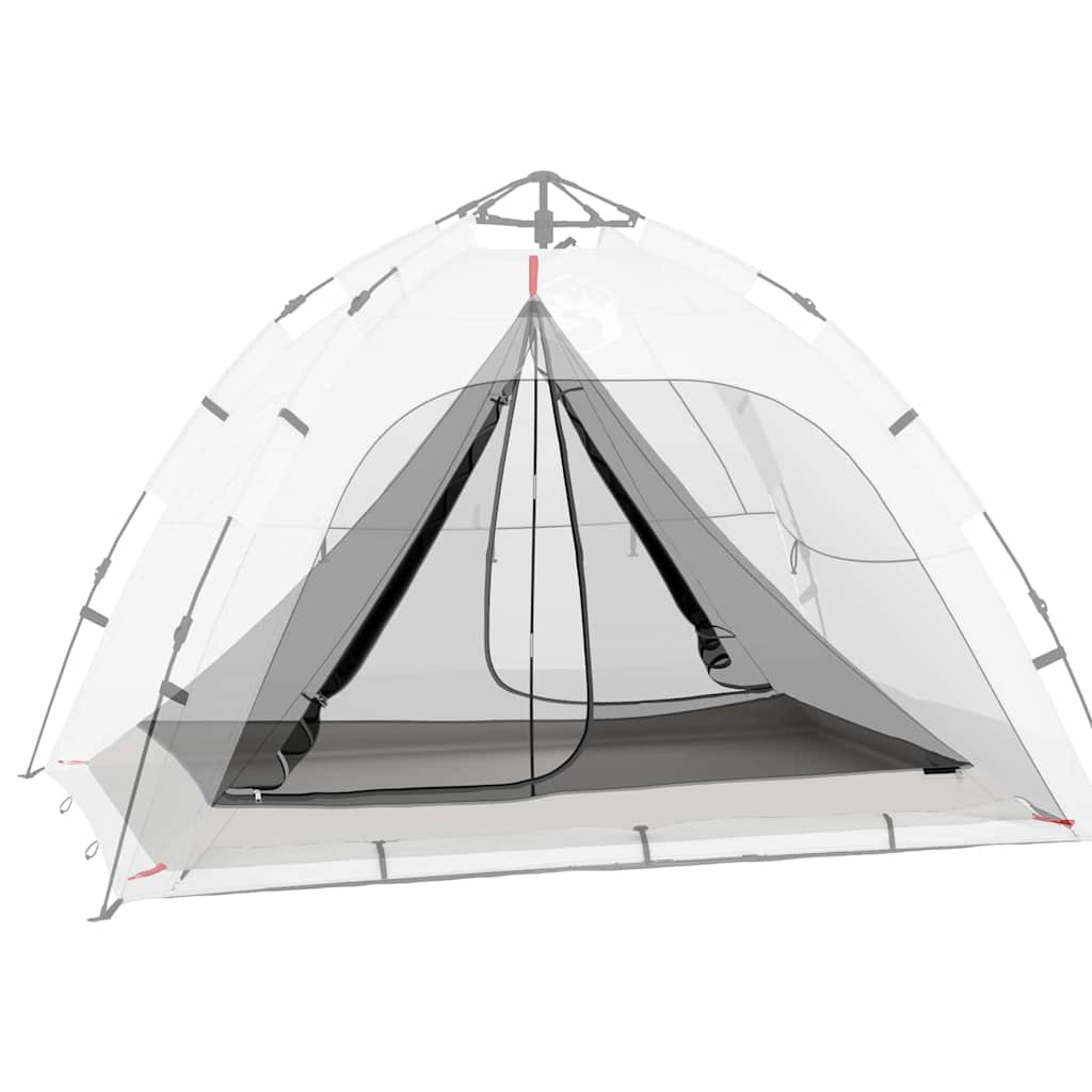 Tenda interna VidaXL con tetto nera 240 x 160 x 133 cm con tessuto a rete
