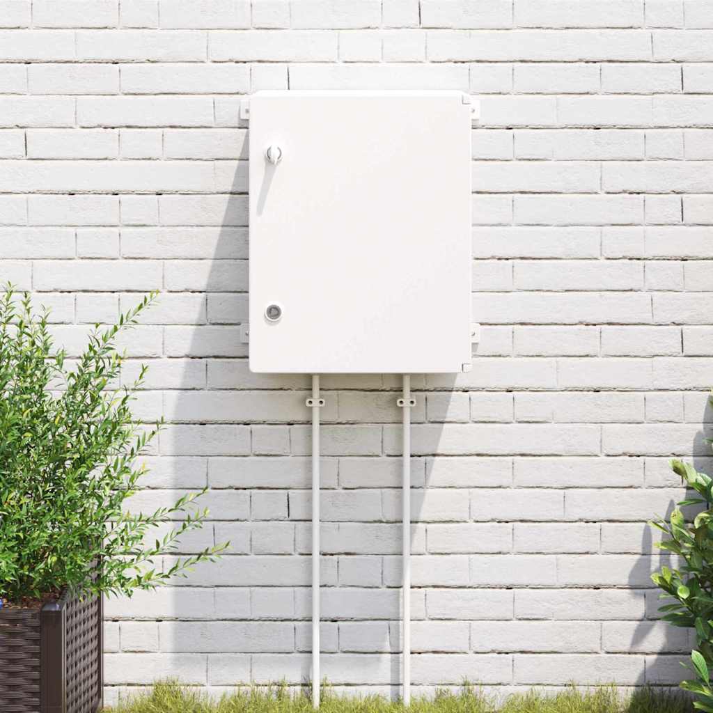 Vidaxxl caja de control gris 47 x 20 x 60 cm plástico abs