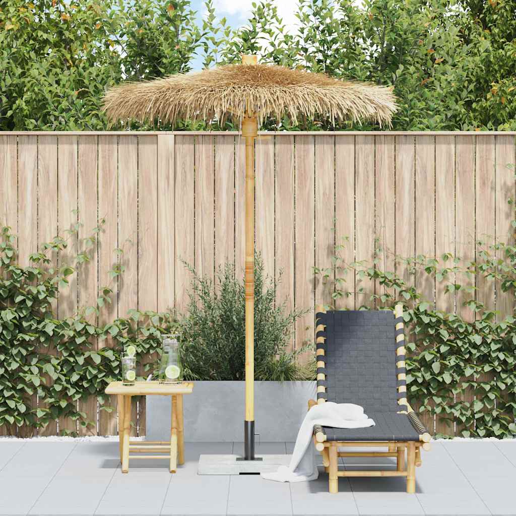 Ombrello VidaXL tiki con zanzariera 150 cm bambù