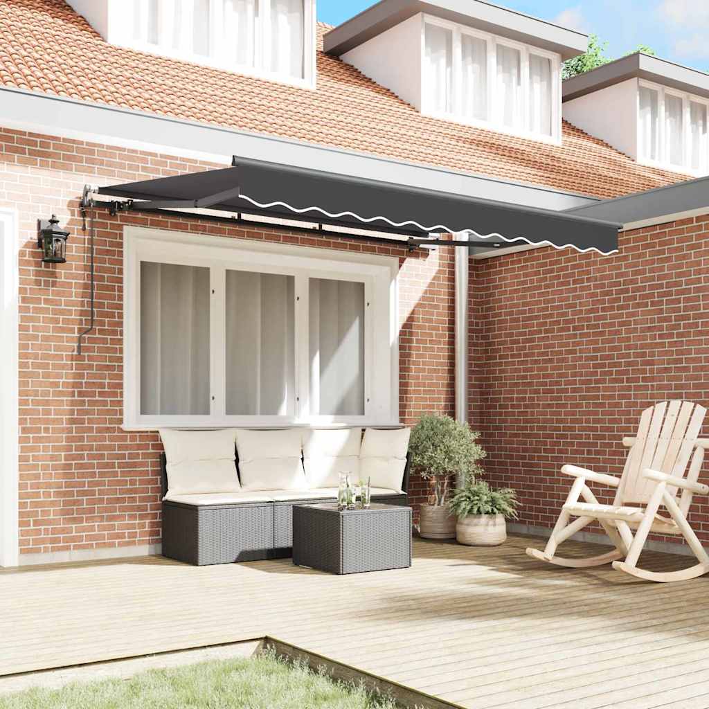 Tenda da sole pieghevole Vidaxx tessuto antracite 250 x 200 cm
