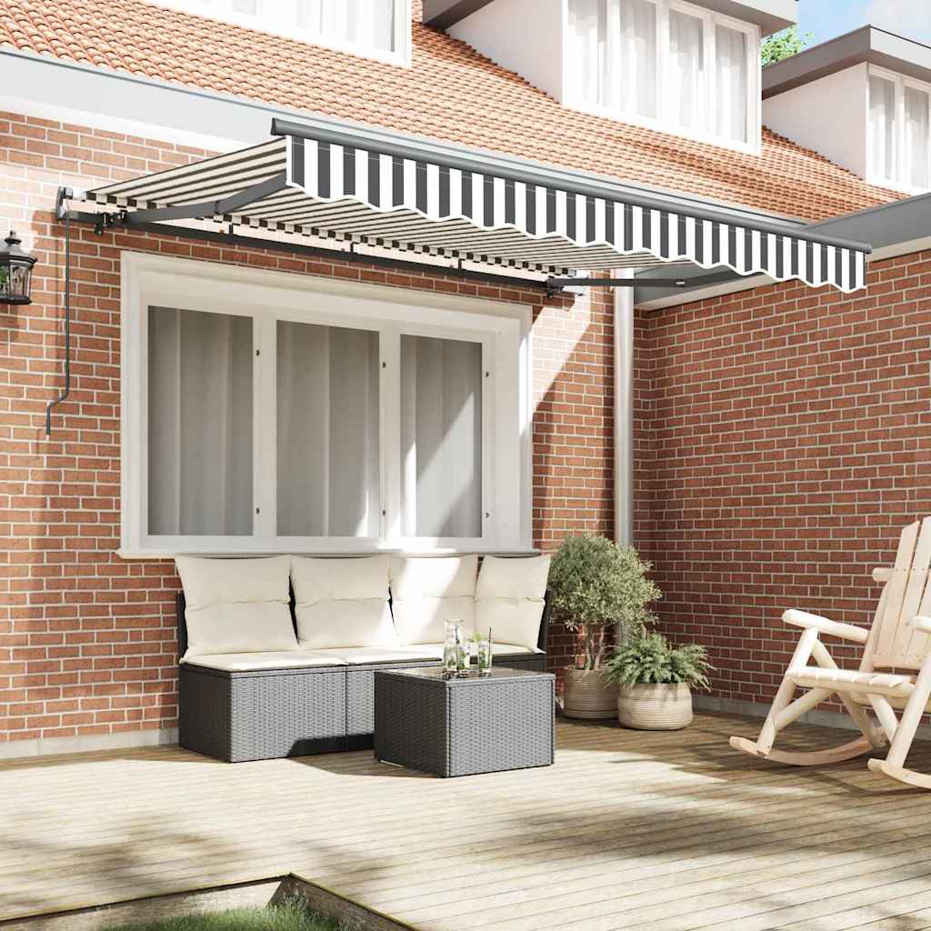 Tenda da sole pieghevole Vidaxx tessuto antracite 250 x 200 cm