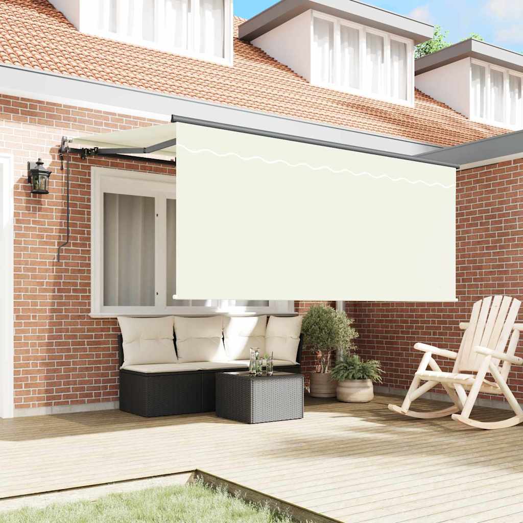 Vidaxl inklapbaar zonnescherm crème 300 x 200 cm stof
