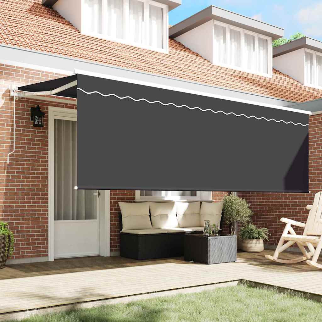 Ombrellone pieghevole Vidaxx crema 350 x 200 cm