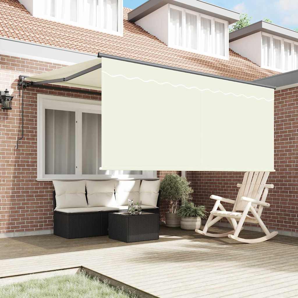 Vidaxl inklapbaar zonnescherm crème 300 x 250 cm