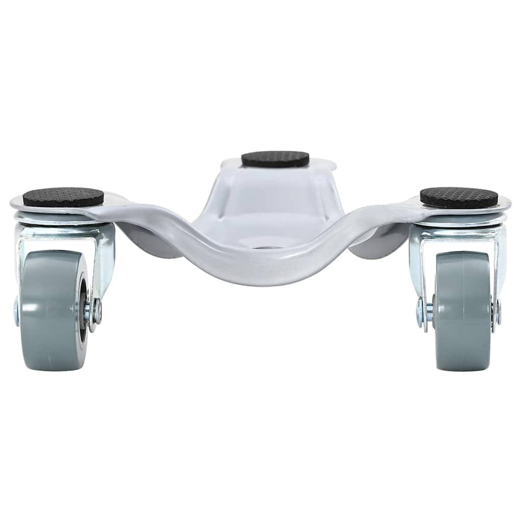 Ruote per mobili Vidaxxl 4 pz 16x14,5x5,5 cm acciaio 180 kg