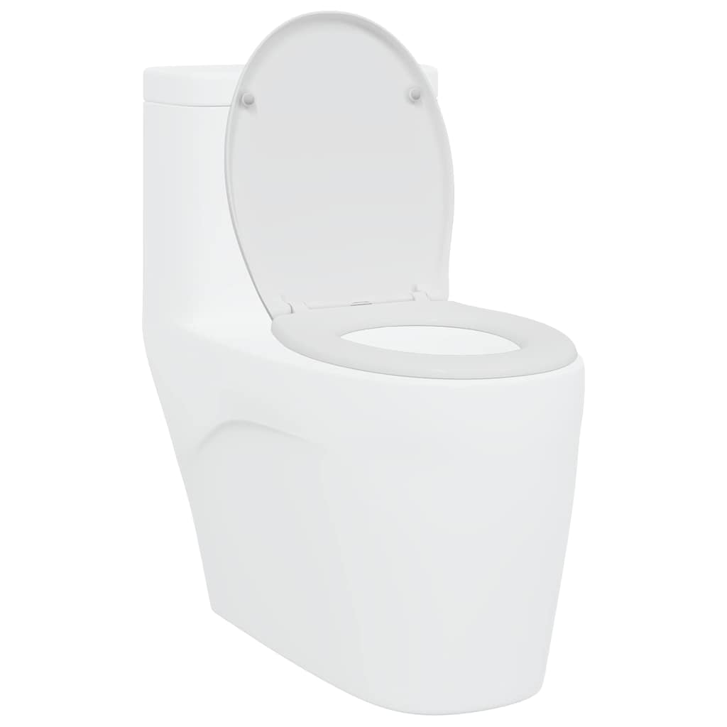 Vidaxl toiletzitting wit 47 x 37 x 4 cm duroplast