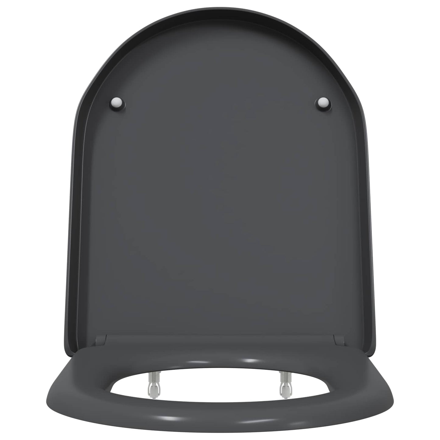 Sedile WC Vidaxl antracite 49 x 36 x 4 cm duroplastica