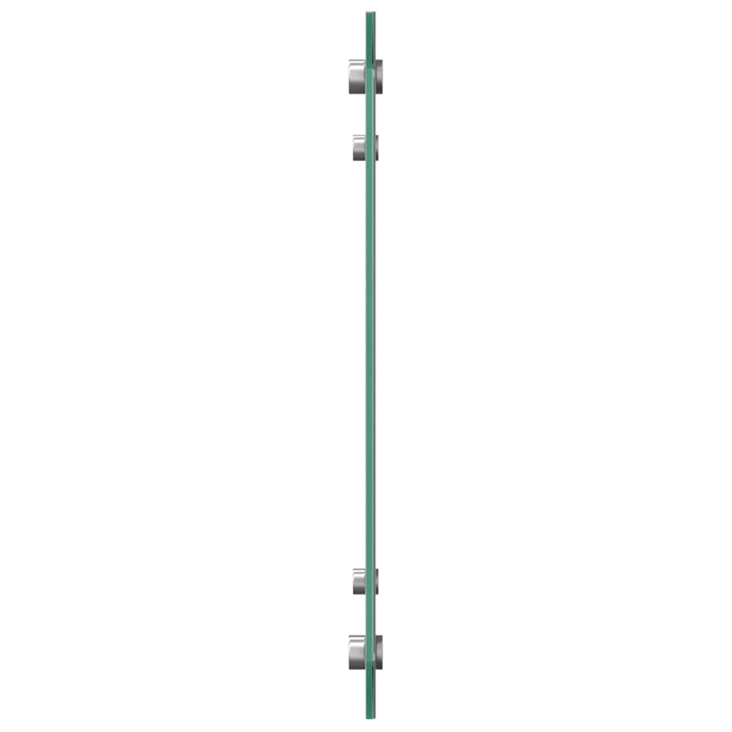 Vidaxxl salpicadero de cocina gris claro 80 x 40 cm vidrio templado