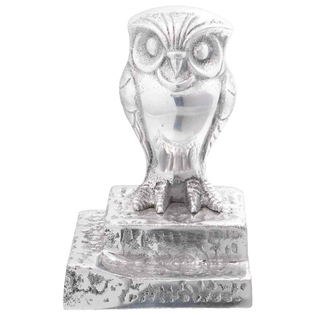 Fermalibri Vidaxxl 2 pezzi argento 12 x 9 x 19 cm alluminio