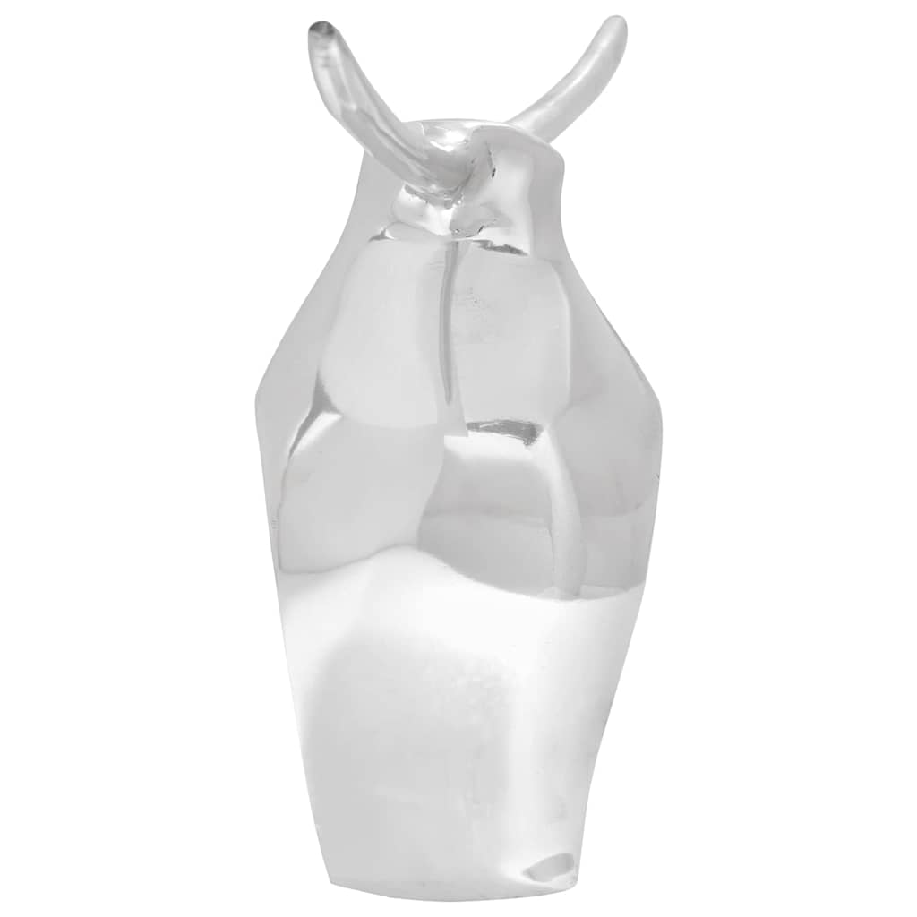 Vidaxx scultura toro argento 37 x 44 x 17 cm alluminio