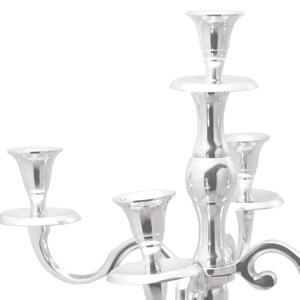 Vidaxx portavelas plata 32 x 32 x 79,5 cm aluminio