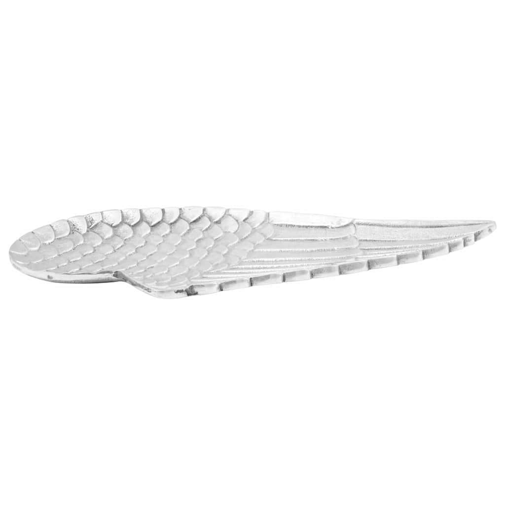 Cesto di frutta VidaXL 2 pezzi argento 40 x 18 x 2,5 cm alluminio