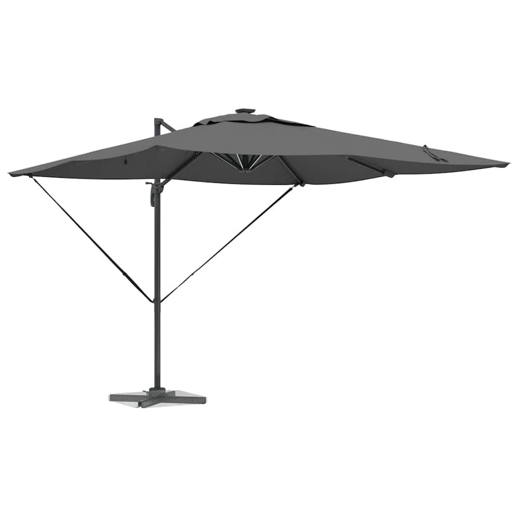 Ombrellone Vidaxx antracite 286 x 284 x 270 cm alluminio e poliestere