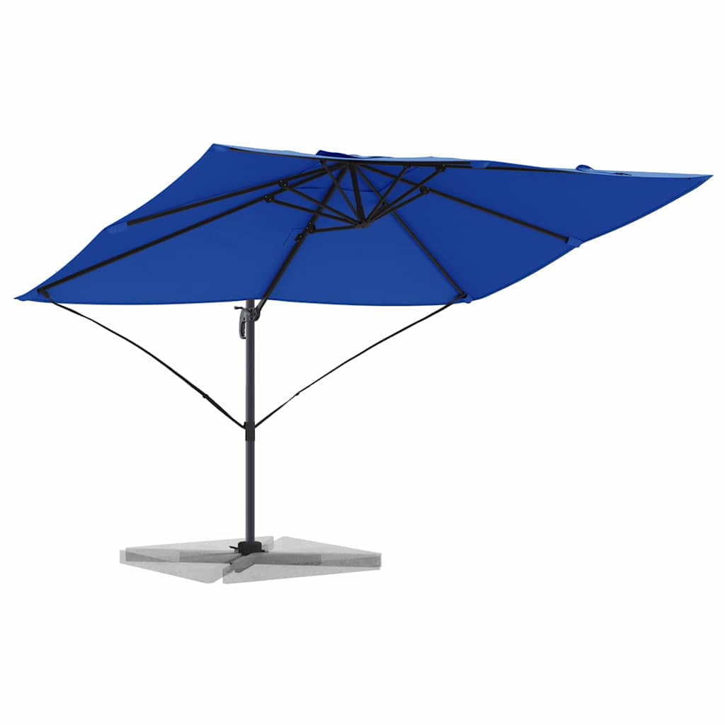 Ombrellone Vidaxx azzurro blu 351 x 250 x 260 cm poliestere e alluminio
