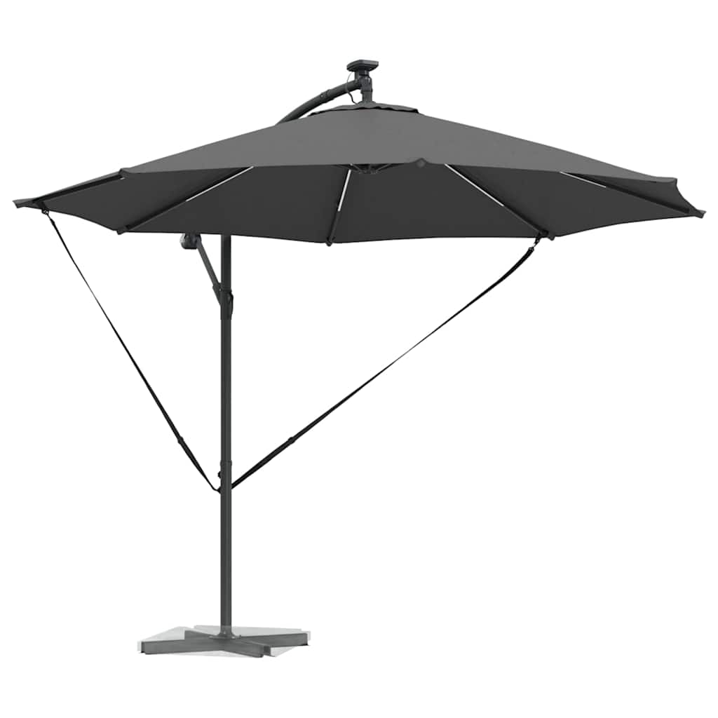 Vidaxl parasol antraciet 294 x 294 x 248 cm polyester en aluminium