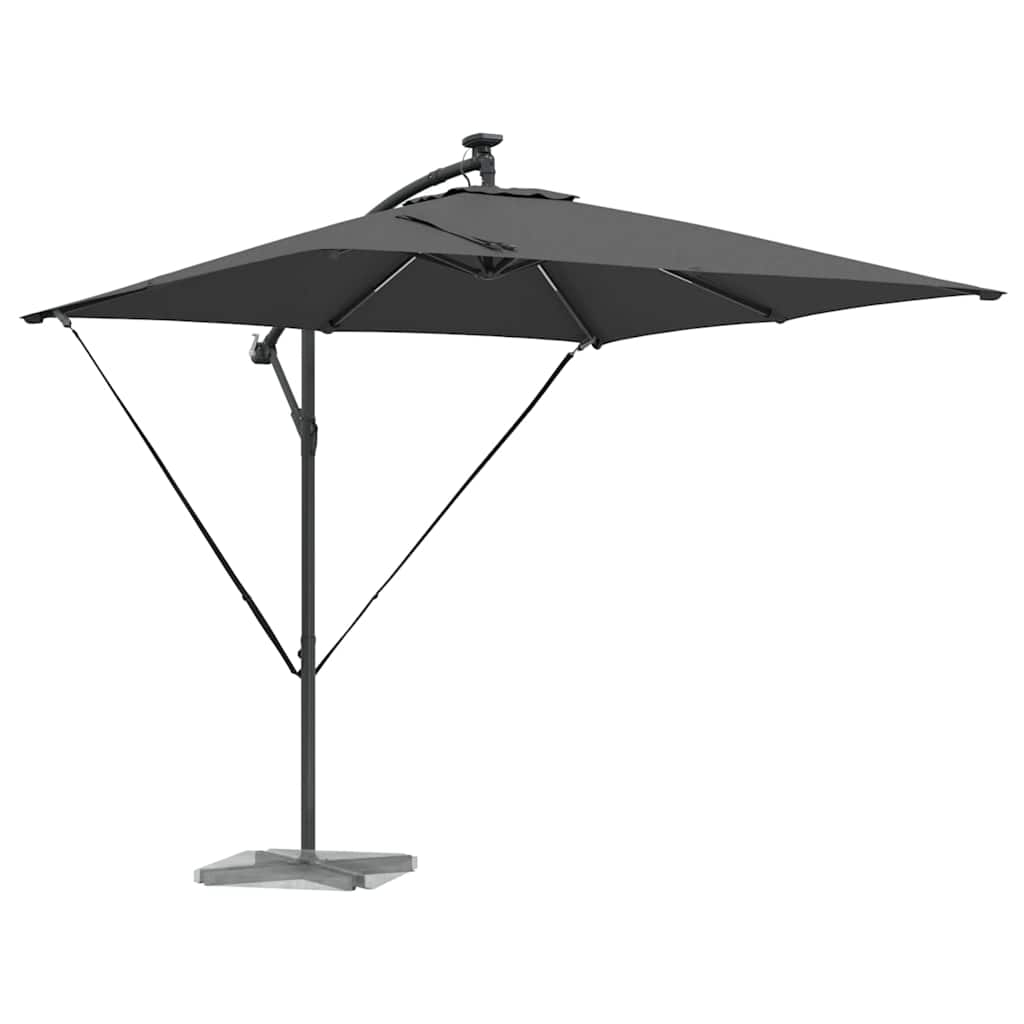 Vidaxl cantilever banana parasol antraciet 249 x 249 x 250 cm