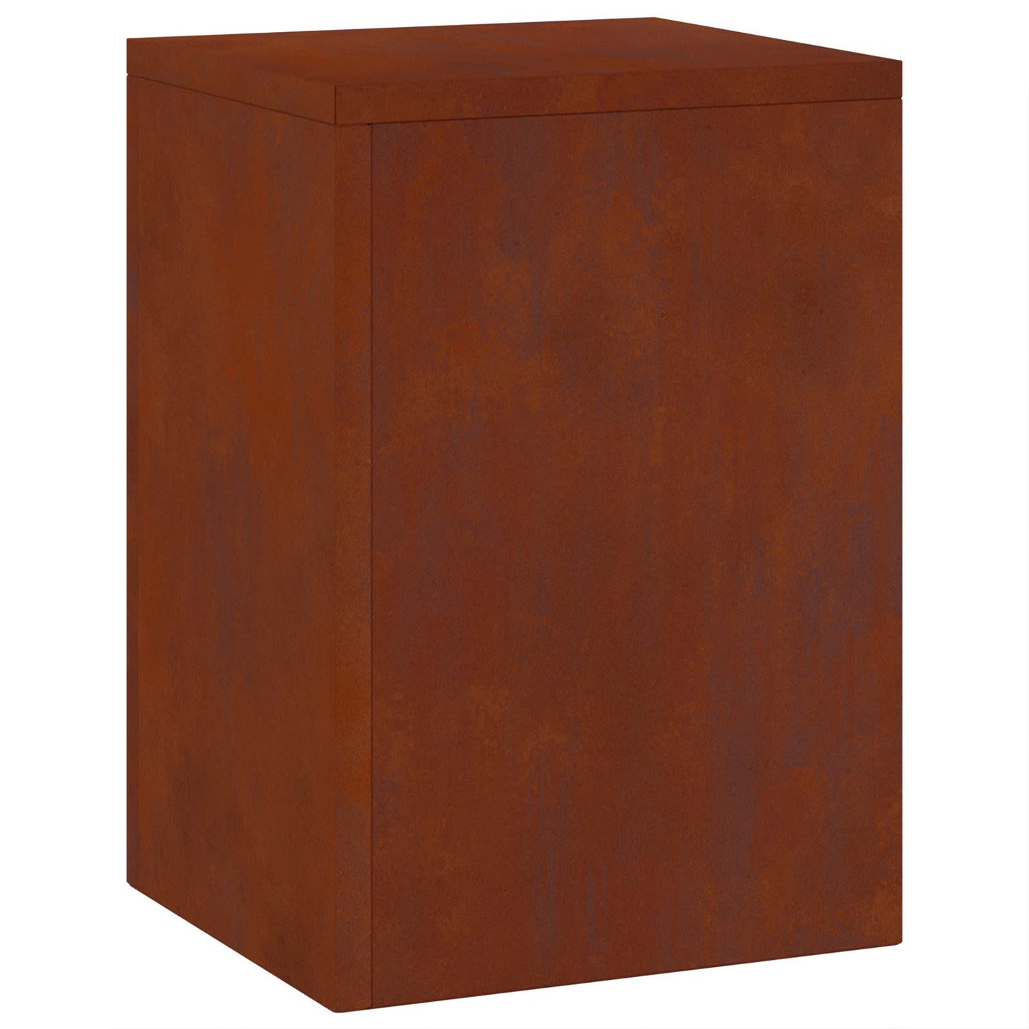 Supporto per piante VidaXL 2 pezzi in acciaio corten arrugginito 24 x 24 x 35 cm