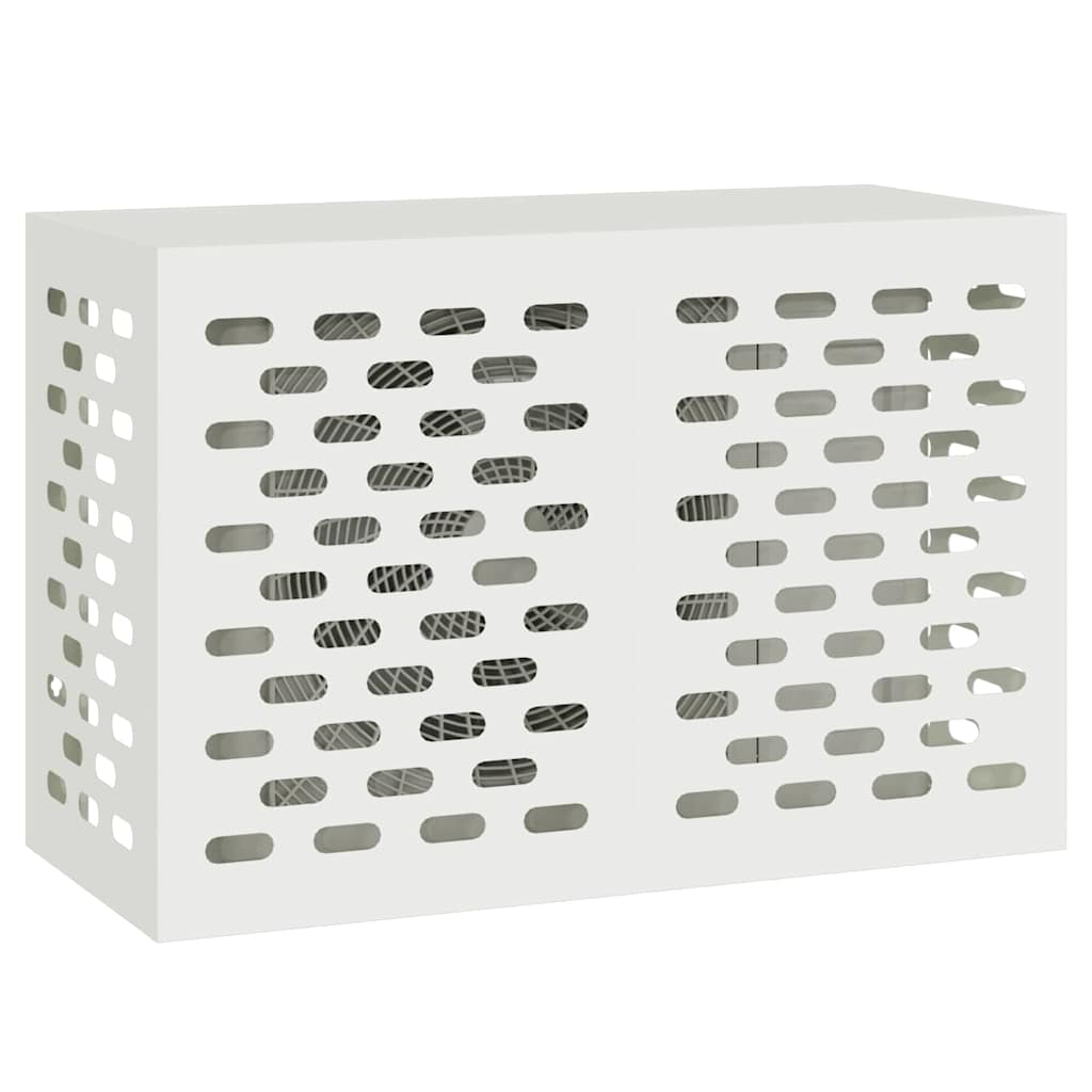 Vidaxl airconditioner hoes wit 90 x 40 x 60 cm staal