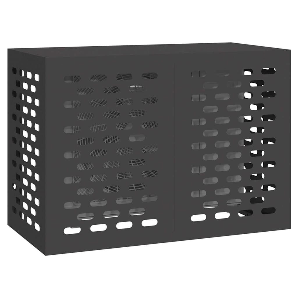 Vidaxx cubierta de aire acondicionado negro 100 x 50 x 70 cm acero