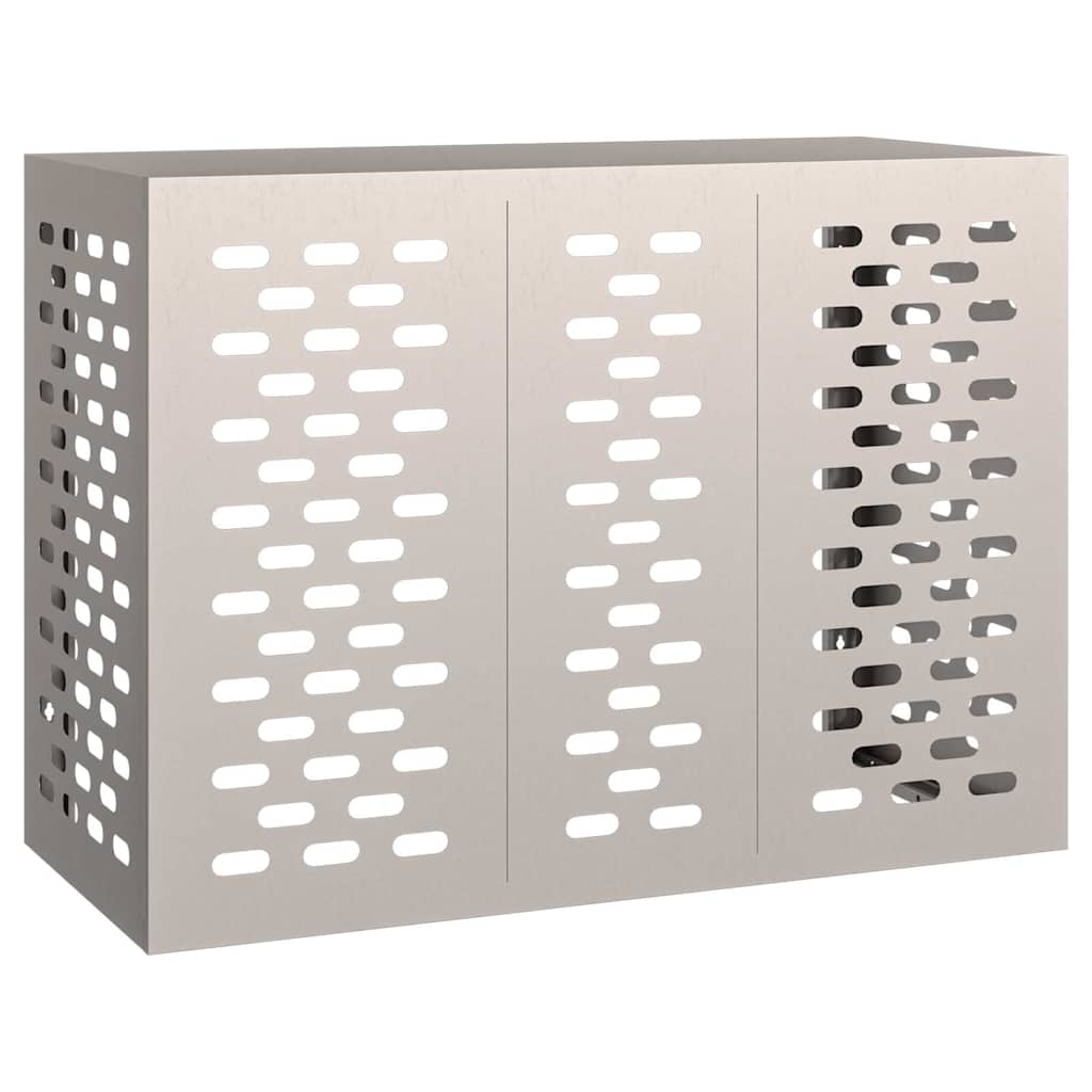 Vidaxl airconditioner hoes roestig 110 x 50 x 80 cm cortenstaal