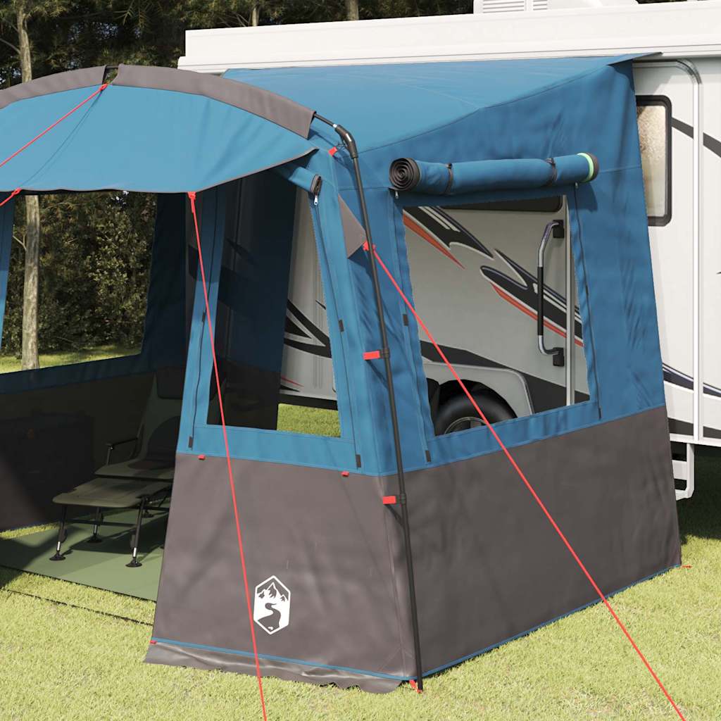 Tienda de campaña Vidaxx para caravana con techo azul 352 x 250 x 240 cm