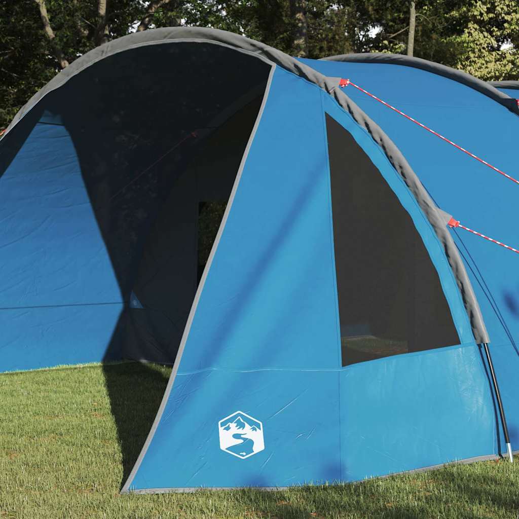 Tienda túnel vidaxx con techo con almacenaje azul y gris 778 x 356 x 210 cm