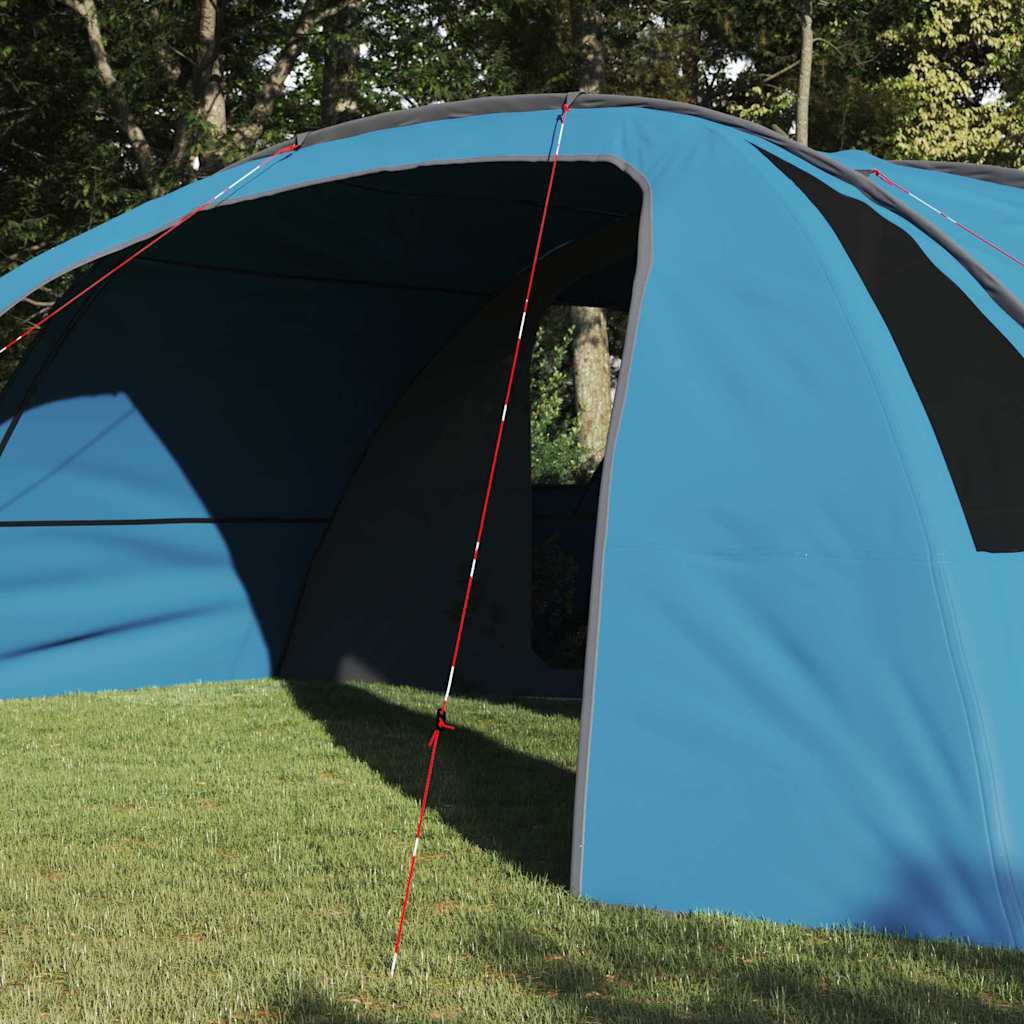Tienda túnel vidaxx con techo con almacenaje azul y gris 700 x 590 x 215 cm