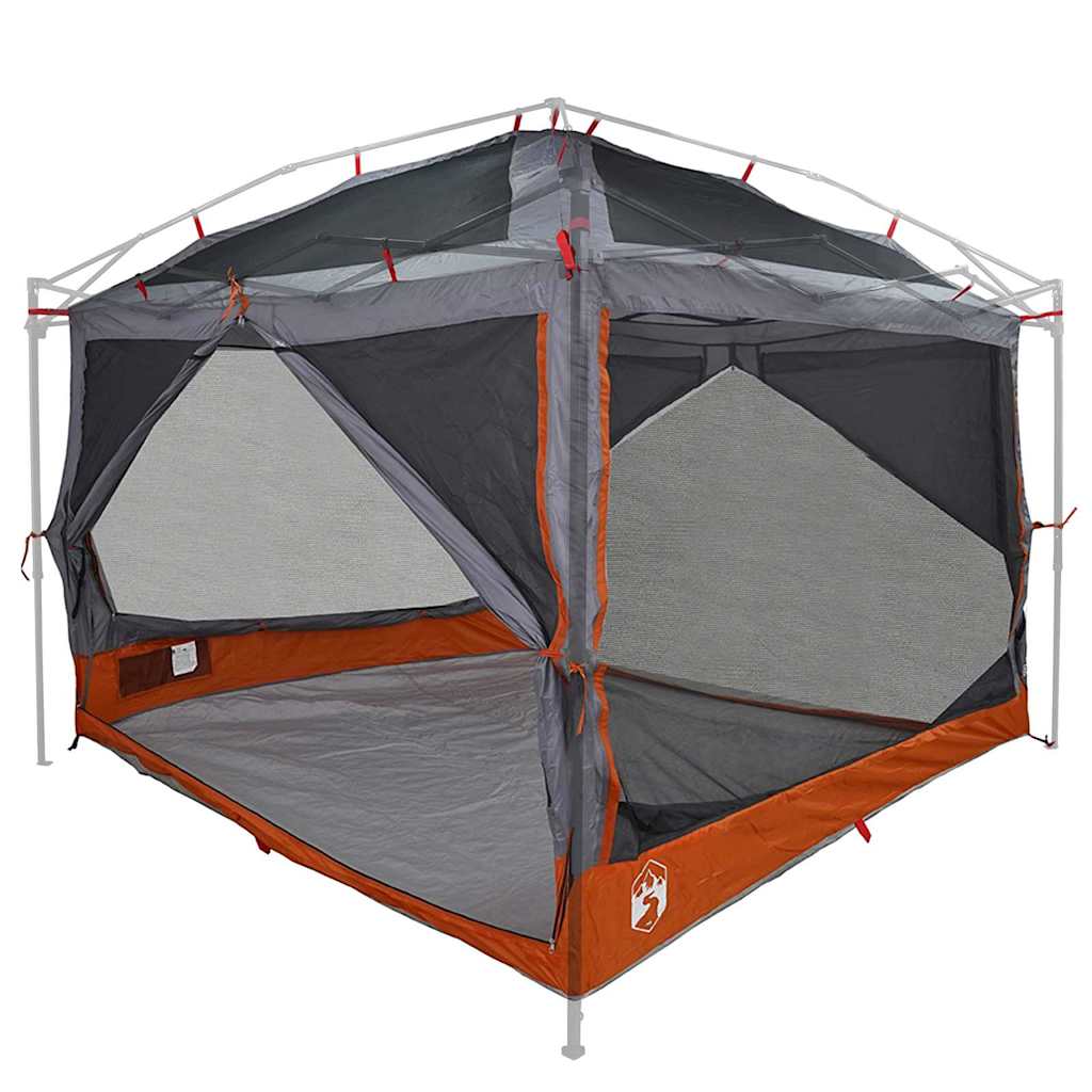 Tienda interior vidaxx con techo gris y naranja 300 x 300 x 250 cm