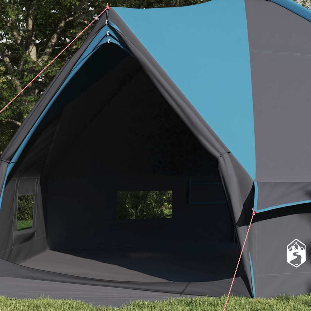Tenda tipi Vidaxl con tetto blu e grigio 490 x 410 x 210 cm