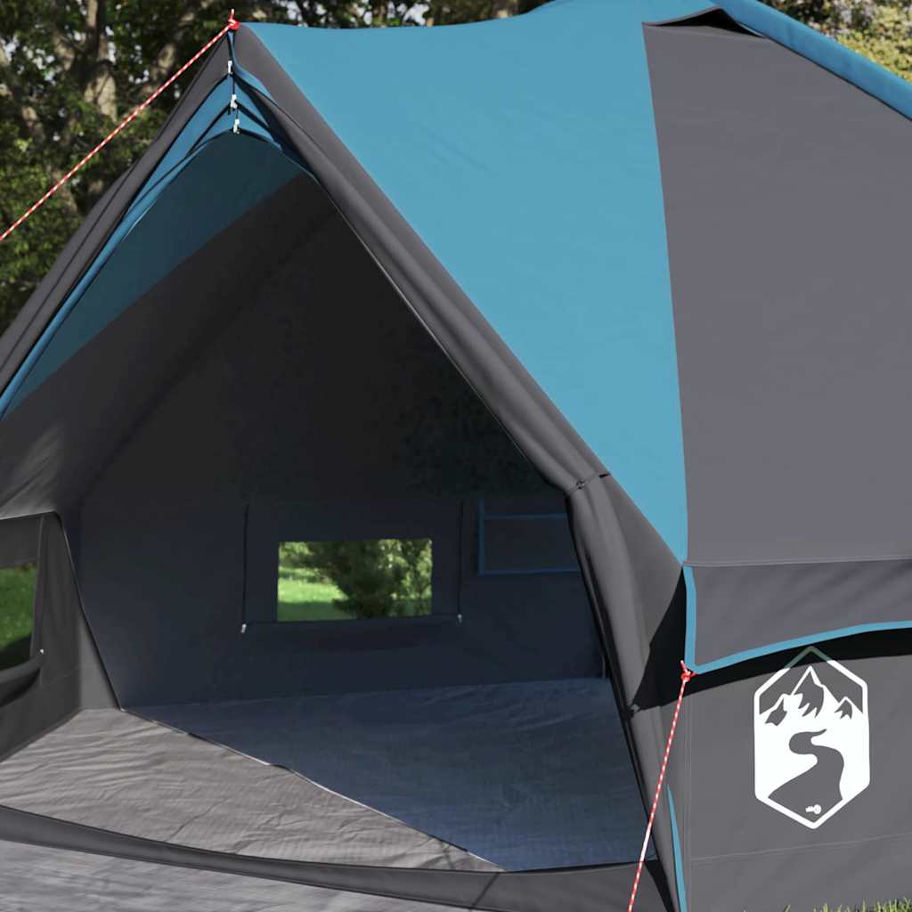 Tenda tipi Vidaxl con tetto blu e grigio 490 x 410 x 210 cm