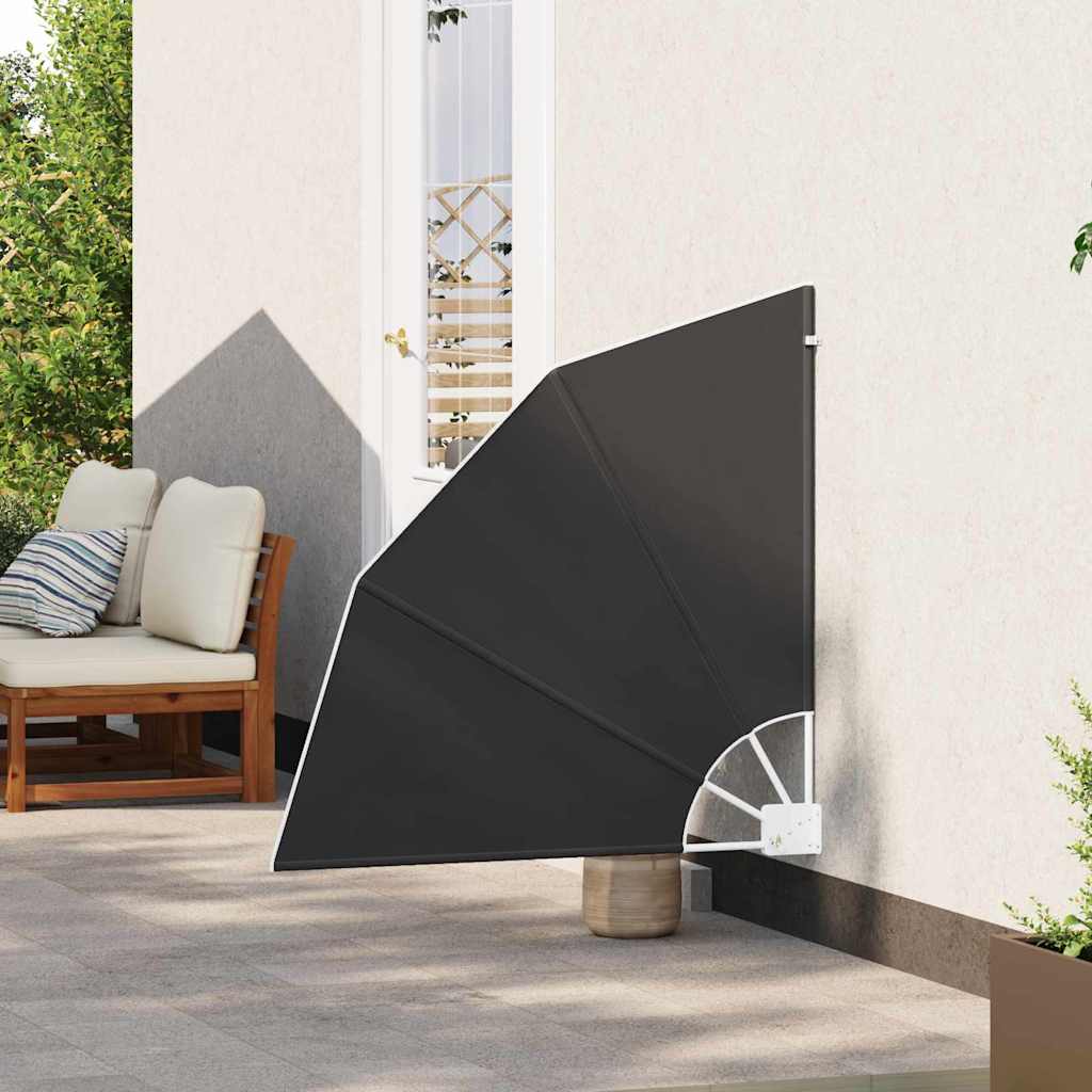 Vidaxl balkon privacy scherm antraciet 115 x 115 cm polyester
