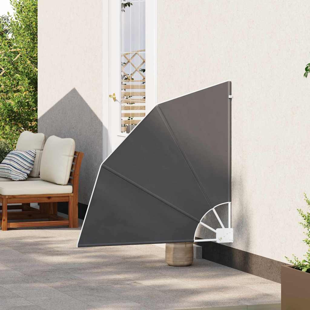 Vidaxl balkon privacy scherm zwart 115 x 115 cm polyester
