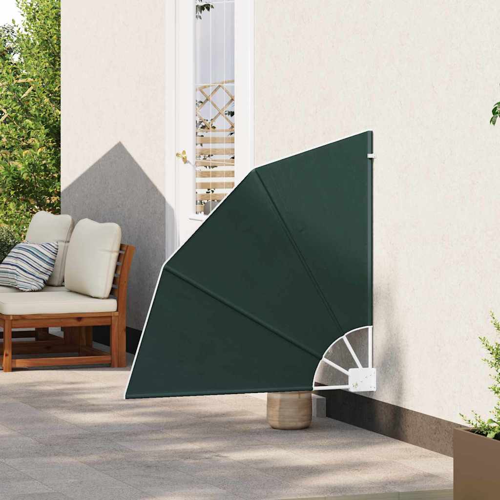 Vidaxxl frangivista per balcone verde scuro 115 x 115 cm in poliestere