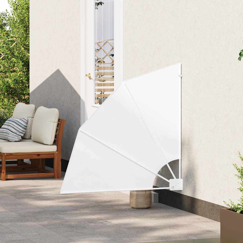 Vidaxl balkon privacy scherm wit 115 x 115 cm polyester