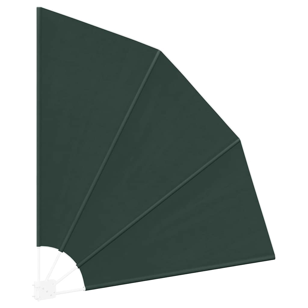 VidaXL protección visual para balcón verde oscuro 160 x 160 cm poliéster