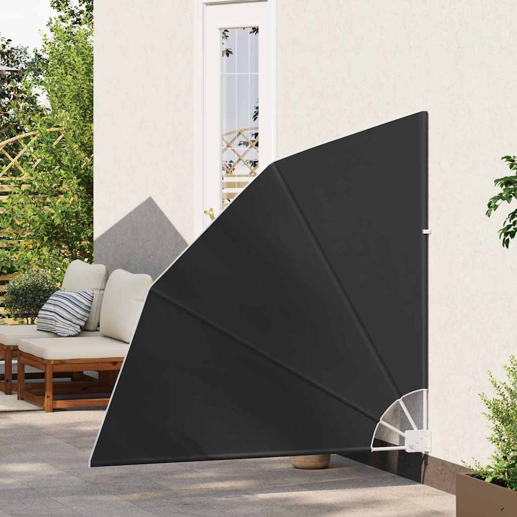 Vidaxl balkon privacy scherm antraciet 140 x 140 cm polyester