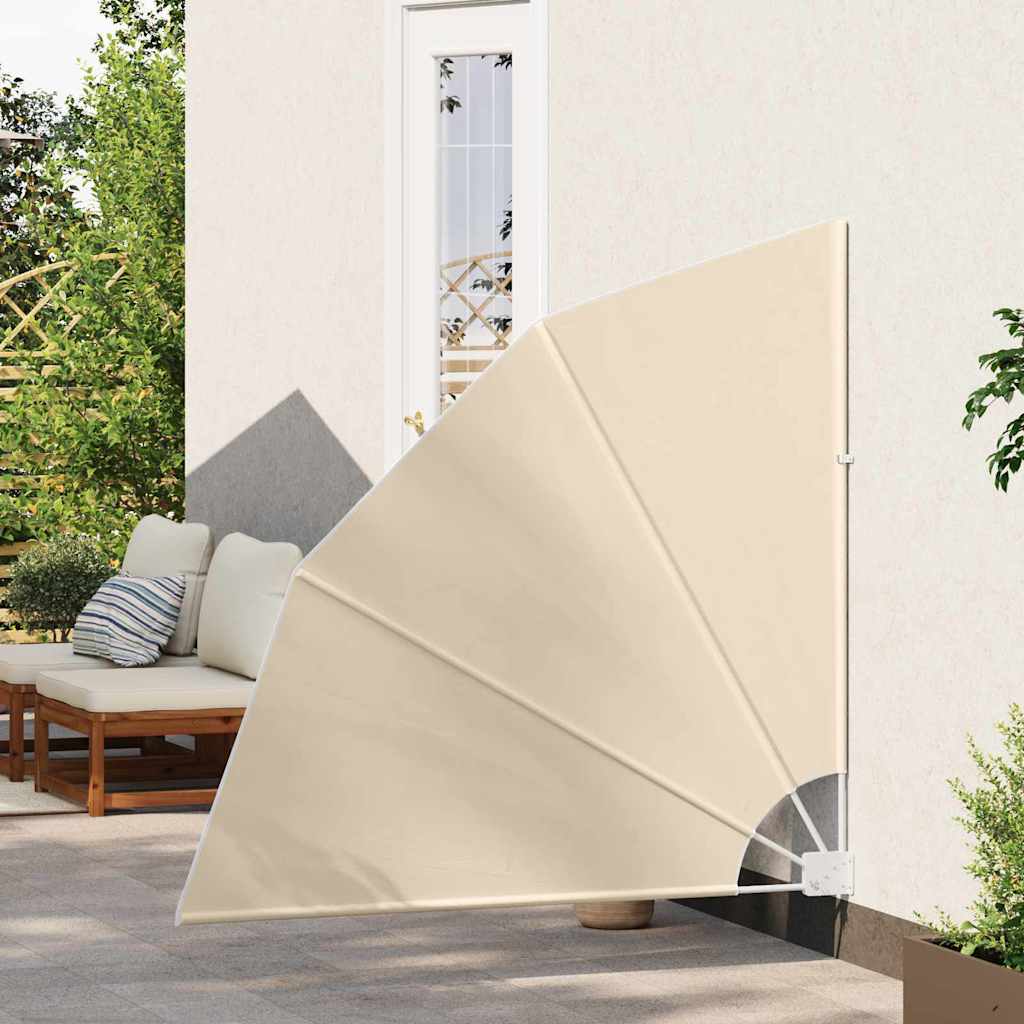 Vidaxl balkon privacy scherm beige 140 x 140 cm polyester