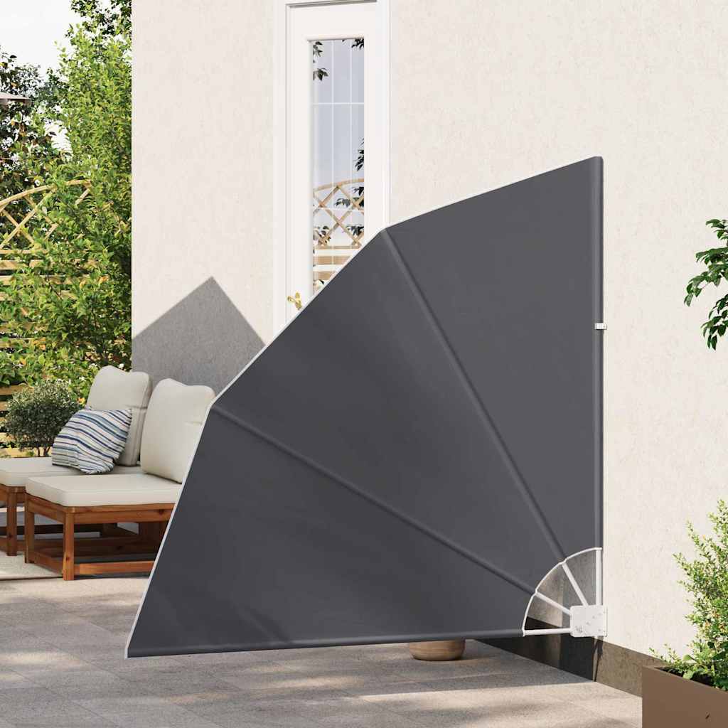 Vidaxl balkon privacy scherm zwart 140 x 140 cm polyester