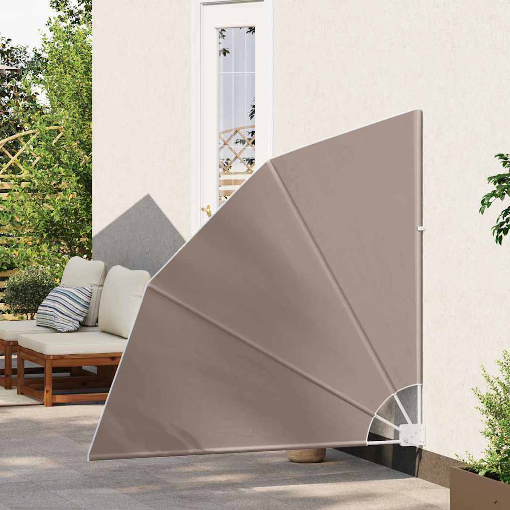 Vidaxl balkon privacy scherm taupe 140 x 140 cm polyester