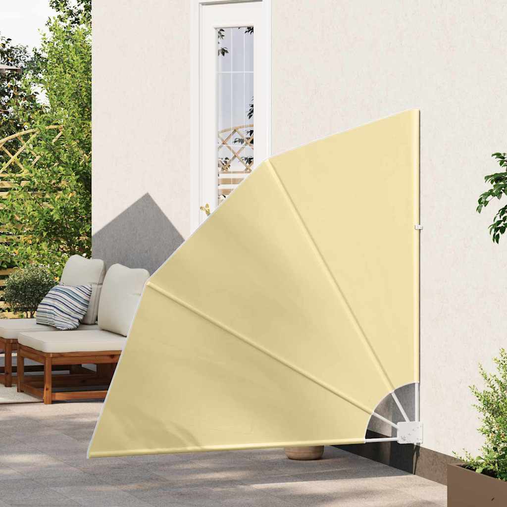 Vidaxl balkon privacy scherm zand 140 x 140 cm polyester