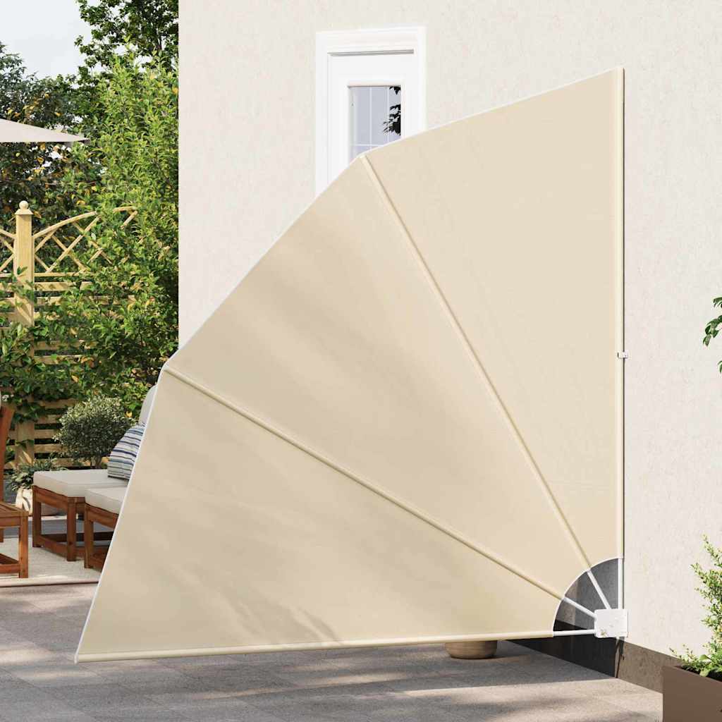Vidaxxl frangivista per balcone beige 210 x 210 cm in poliestere