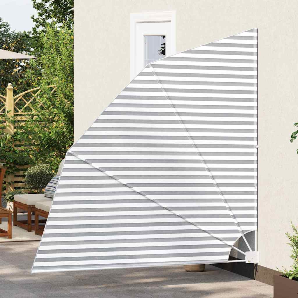 Vidaxl balkon privacy scherm antraciet en wit 210 x 210 cm polyester