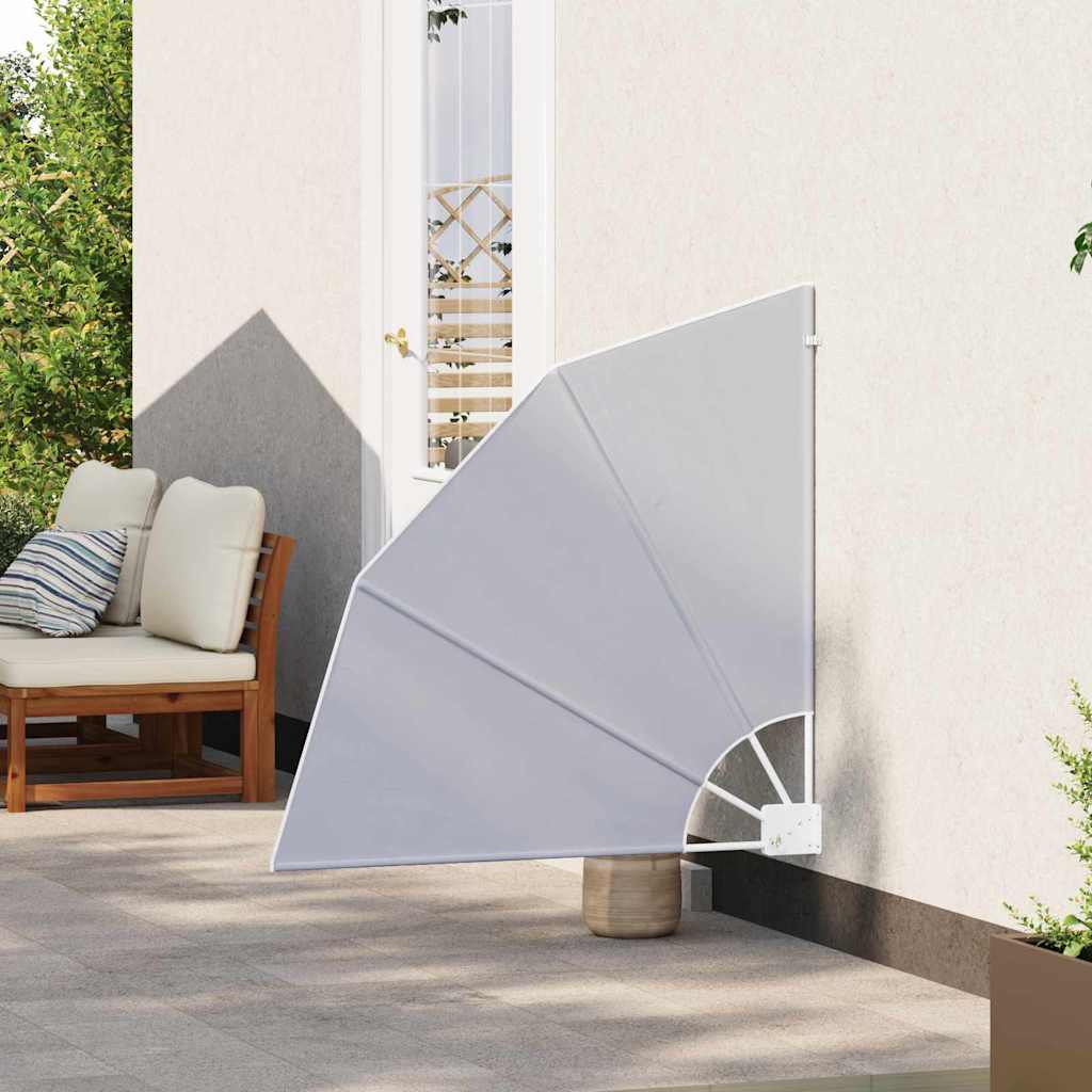 Vidaxl balkon privacy scherm grijs 115 x 115 cm polyester